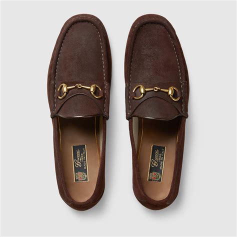 gucci 1953 horsebit loafer brown|gucci 1953 horsebit loafer suede.